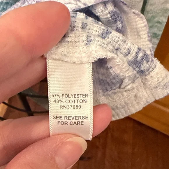 🐲🐲🐲BOGOHO🐲🐲🐲Cato Women's Long Sleeve Top with Purple and Teal Accents-22/24 - Picture 10 of 10